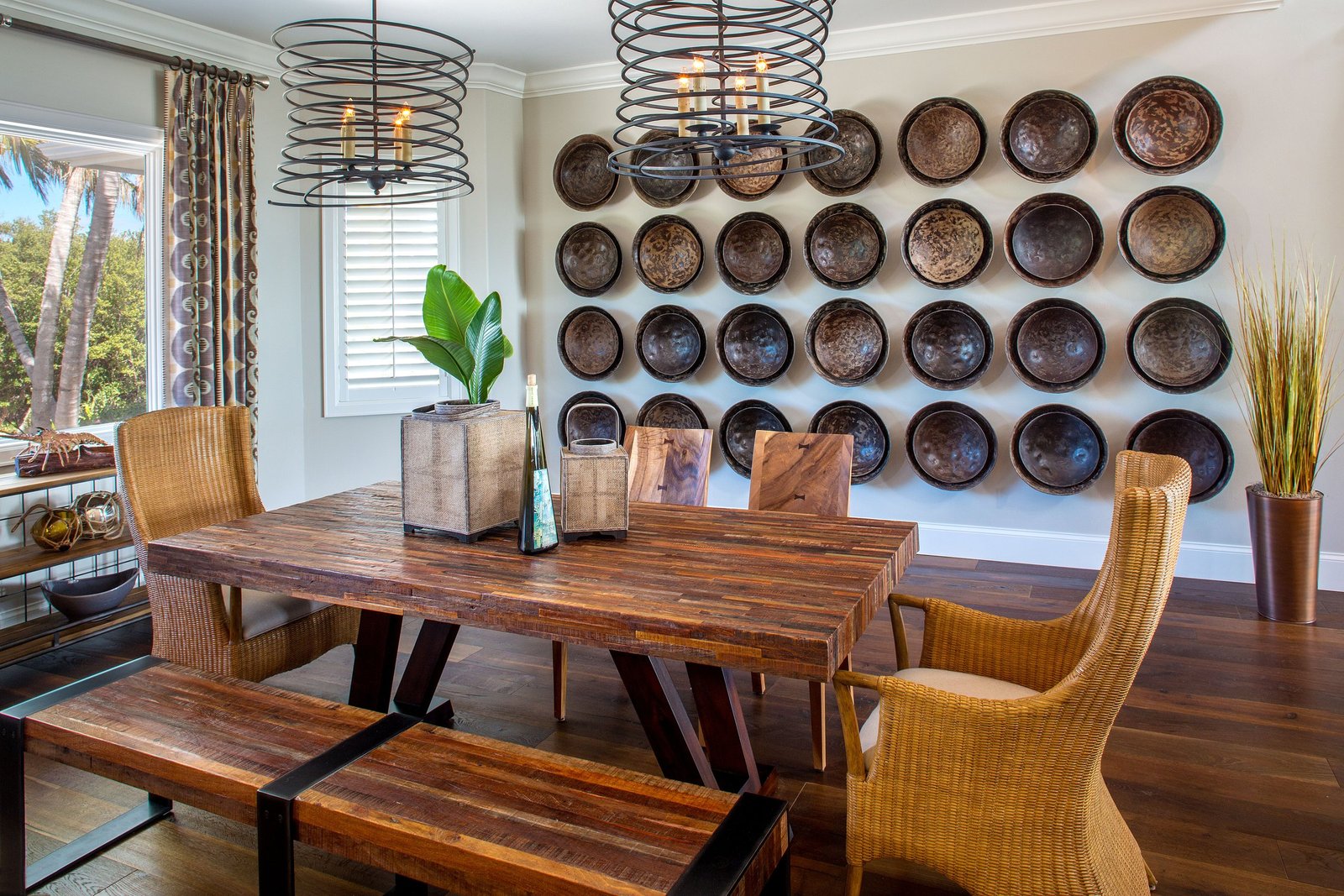 Galt Island Paradise interior design: dining room
