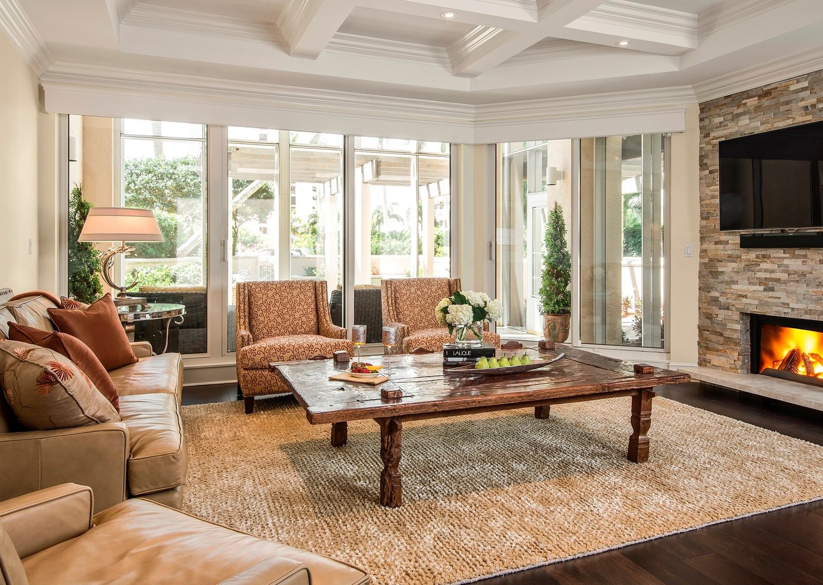 Venetian Bay Naples interior design: interior view