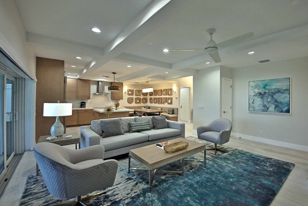 Beach House 7 South Seas Rental interior design: interior view