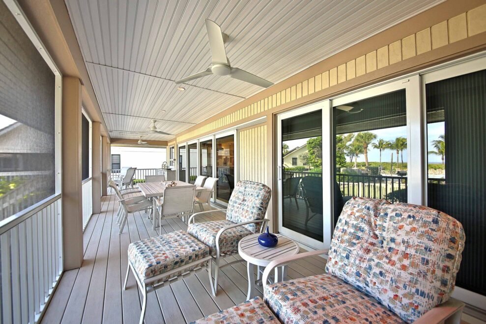 Beach House 7 South Seas Rental interior design: lanai