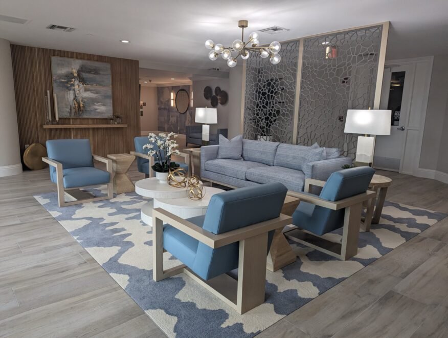 Mastique Lobby interior design: interior view