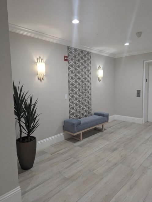 Mastique Lobby interior design: interior view