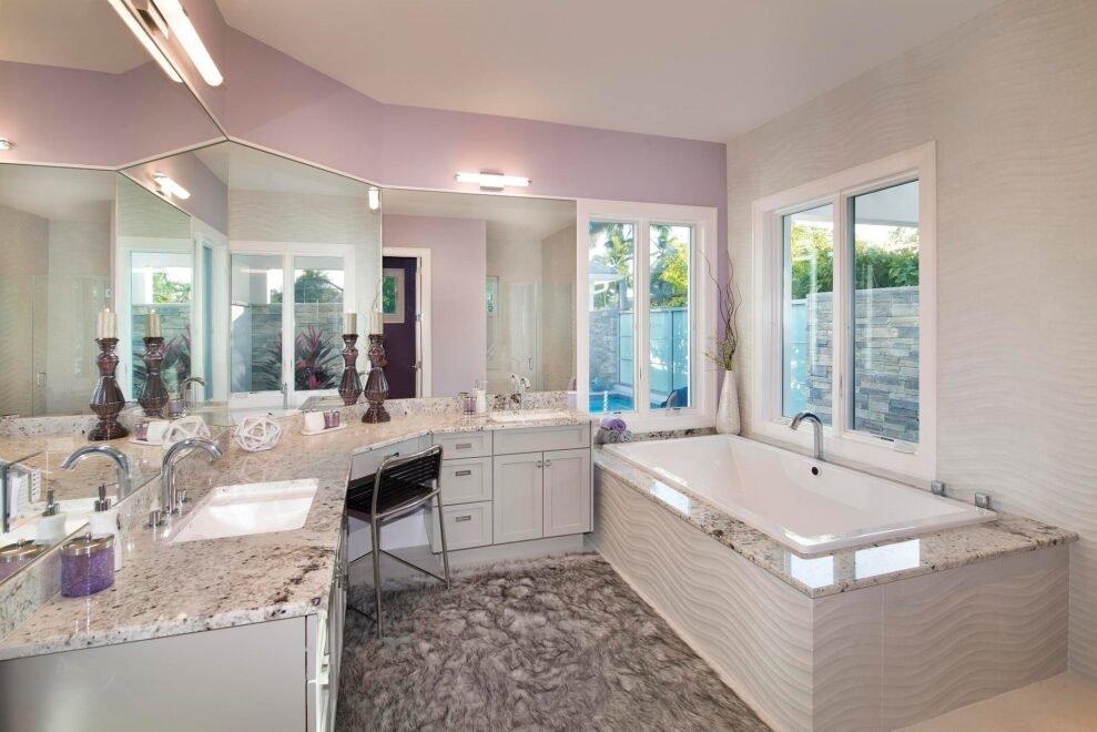 Moorings interior design: bathroom