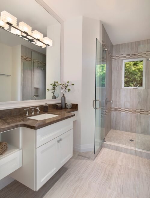 Moorings interior design: bathroom