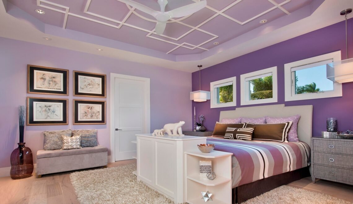 Moorings interior design: bedroom