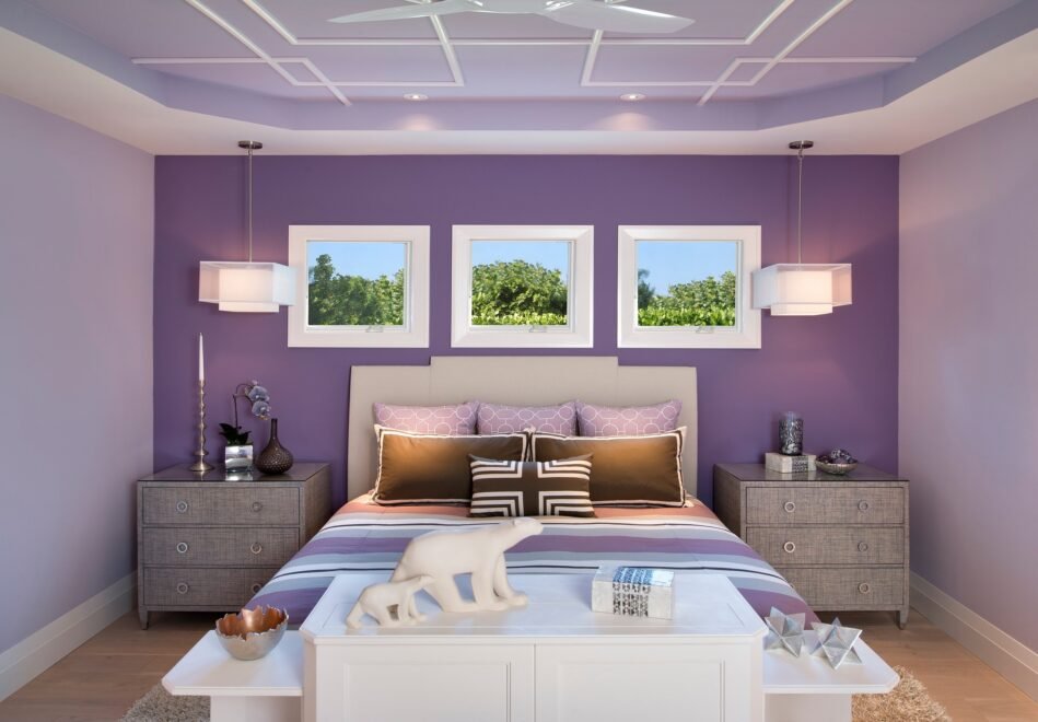 Moorings interior design: bedroom