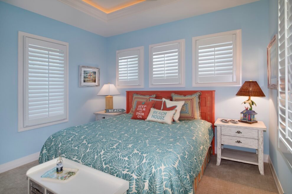 Moorings interior design: bedroom