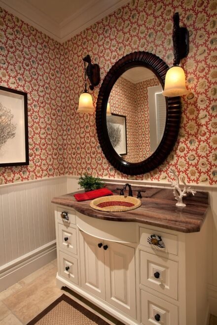 Paradise on Captiva interior design: bathroom