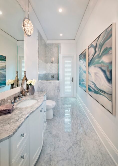 Pelican Bay interior design: bathroom