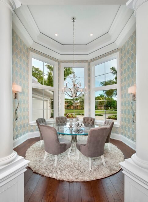 Pelican Bay interior design: dining room