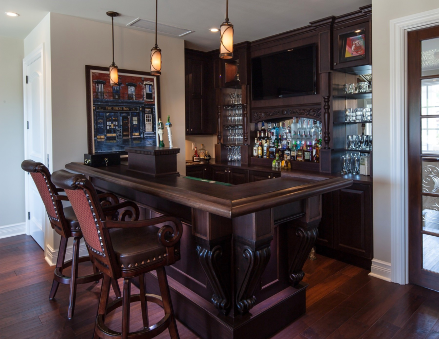 Port Royal Naples interior design: bar
