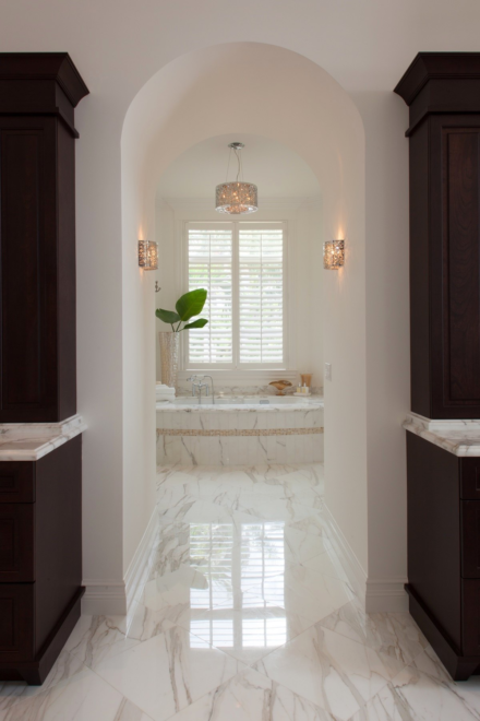 Port Royal Naples interior design: bathroom
