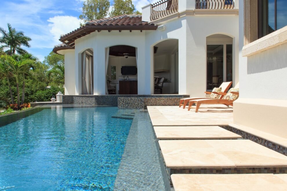 Port Royal Naples interior design: pool
