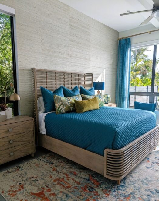 Retro Captiva interior design: bedroom