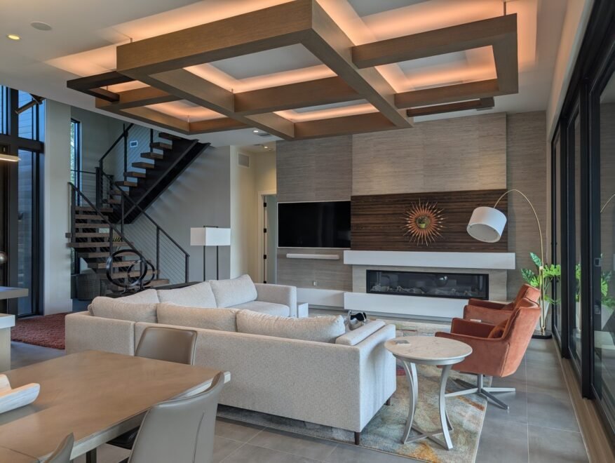 Retro Captiva interior design: living room