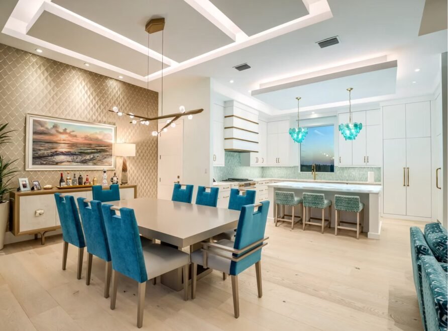 Tarpon Bay interior design: dining room