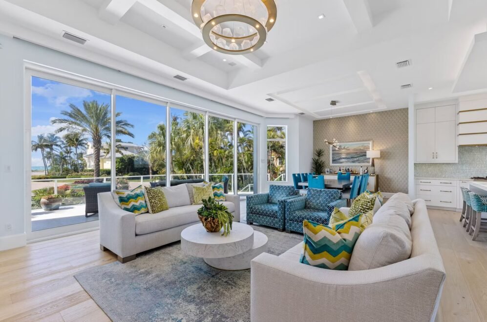 Tarpon Bay interior design: living room