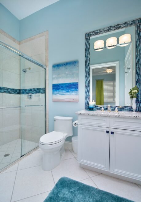 West Bay Courtyard Home interior design: bathroom