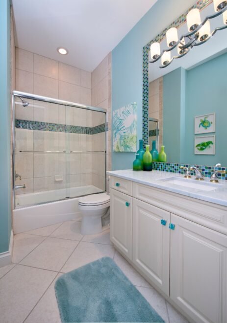 West Bay Courtyard Home interior design: bathroom
