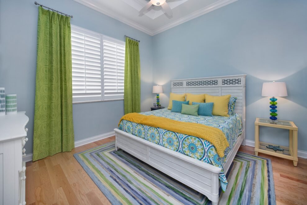 West Bay Courtyard Home interior design: bedroom